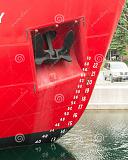 ТОРМОЗНЫЕ КОЛОДКИ-ship-hull-anchor-depth-marker-starboard